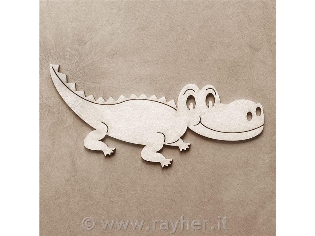 INTAGLI DI CARTONLEGNO, COCCODRILLO