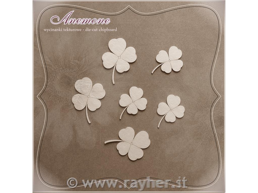 INTAGLI DI CARTONLEGNO, QUADRIFOGLIOSET 2