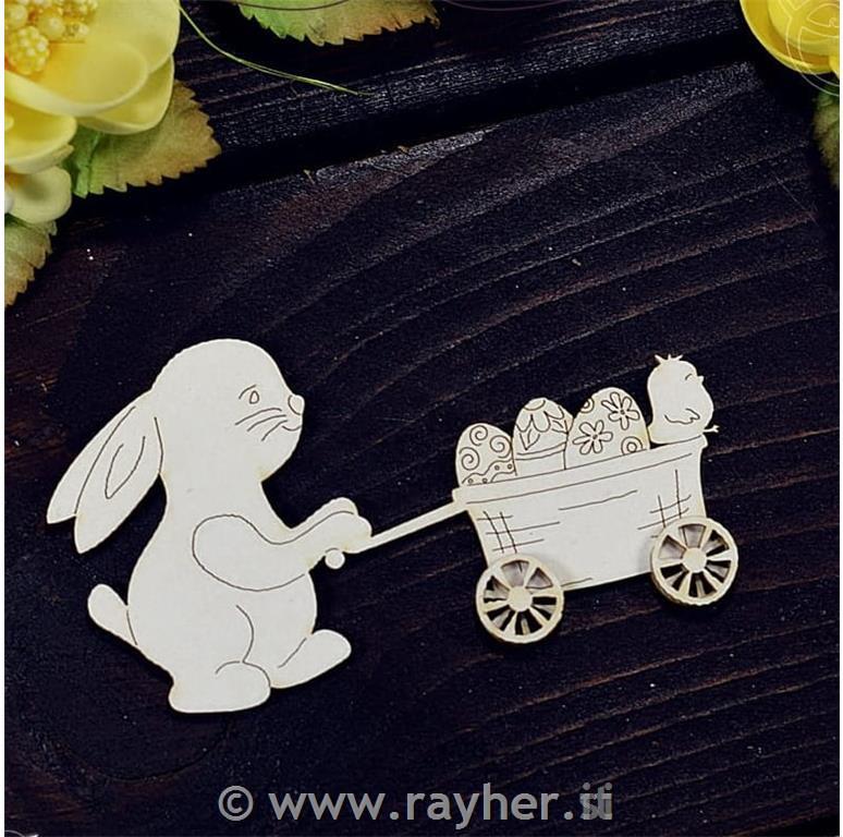 IZREZ IZ LEPENKE, ZAJČEK S PIRHI