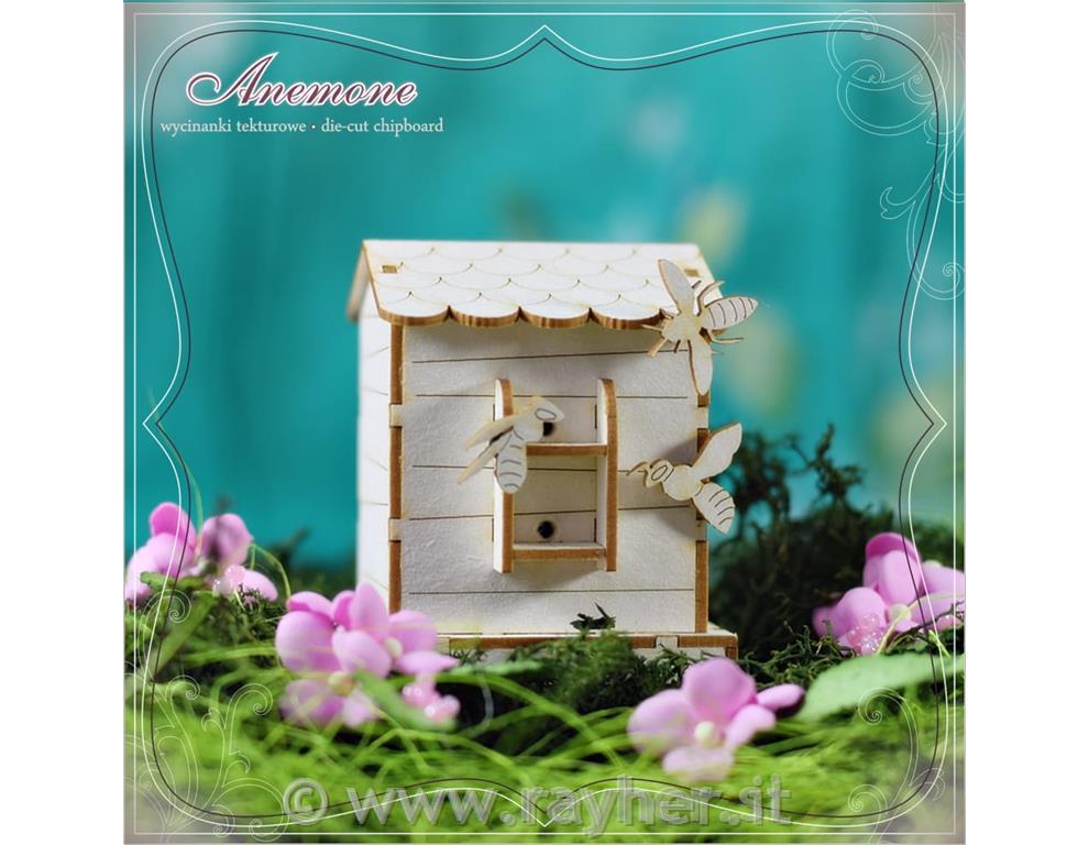 IZREZ IZ LEPENKE, 3D, ČEBELNJAK S ČEBELICAMI