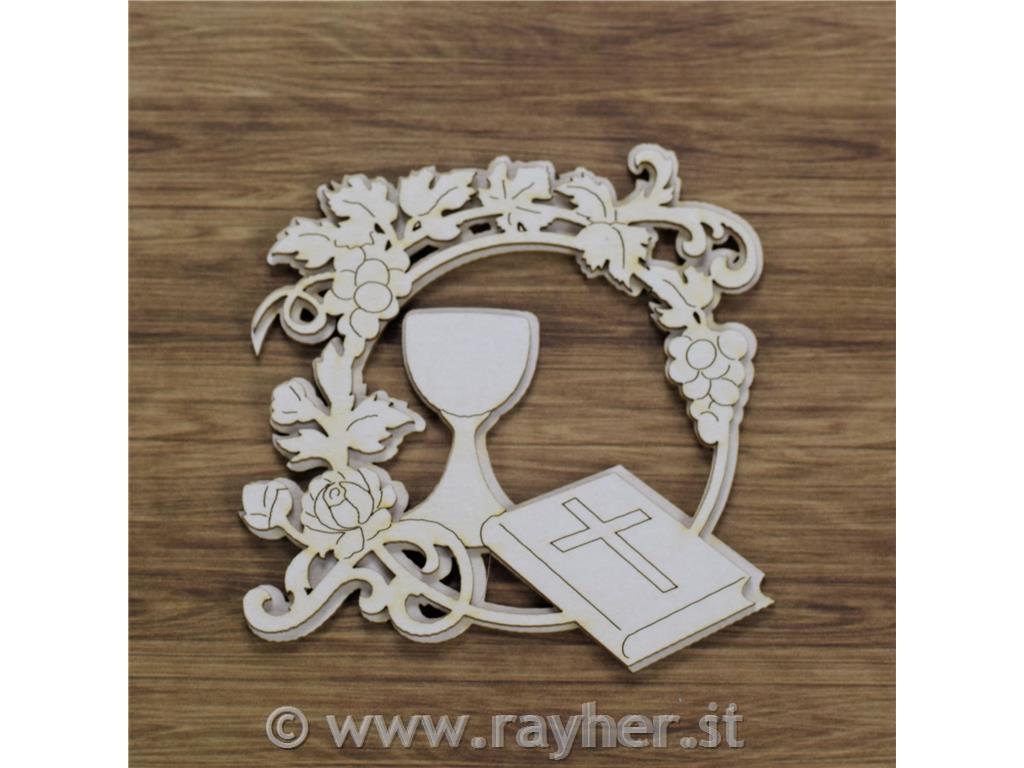 IZREZ IZ LEPENKE, 2D, KELIH V OKVIRJU