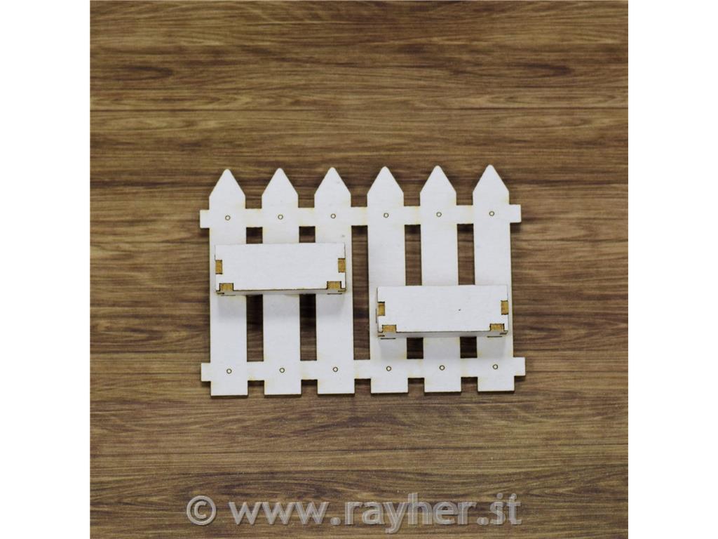 IZREZ IZ LEPENKE, 3D, OGRAJA+CVETLIČNA LONČKA