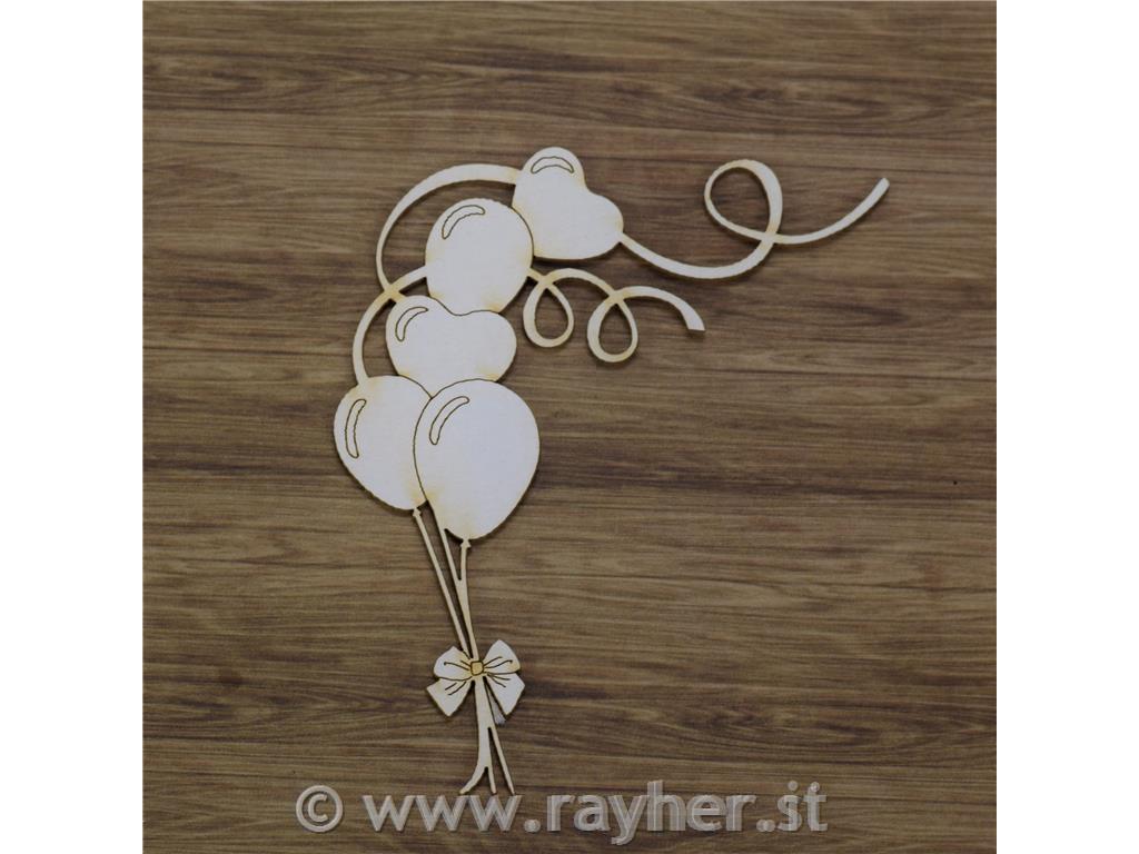 INTAGLI DI CARTONLEGNO, Palloncini con spago