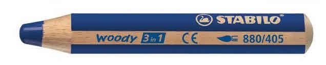 STABILO WOODY BARVICA t.modra 880/405