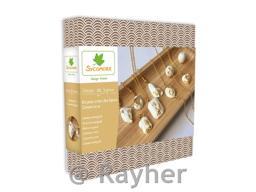 Set creativo Atelier de bijoux, Gioielliin cemento creativo