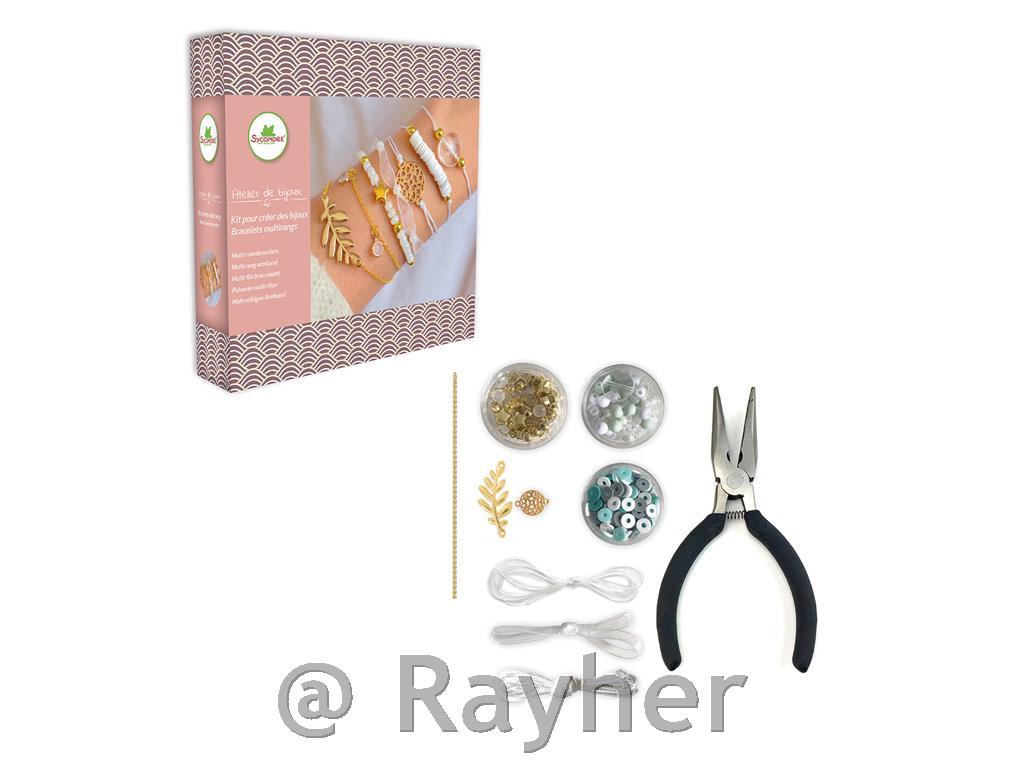 Set creativo Atelier de bijoux, Braccialetti multistrato