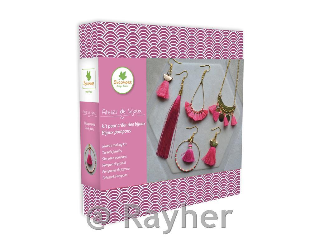 Set creativo Atelier de bijoux, Gioiellipompon