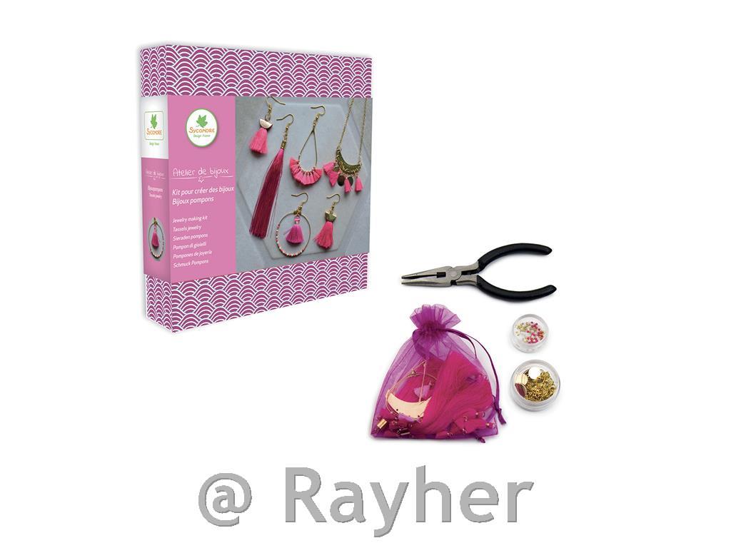 Set creativo Atelier de bijoux, Gioiellipompon