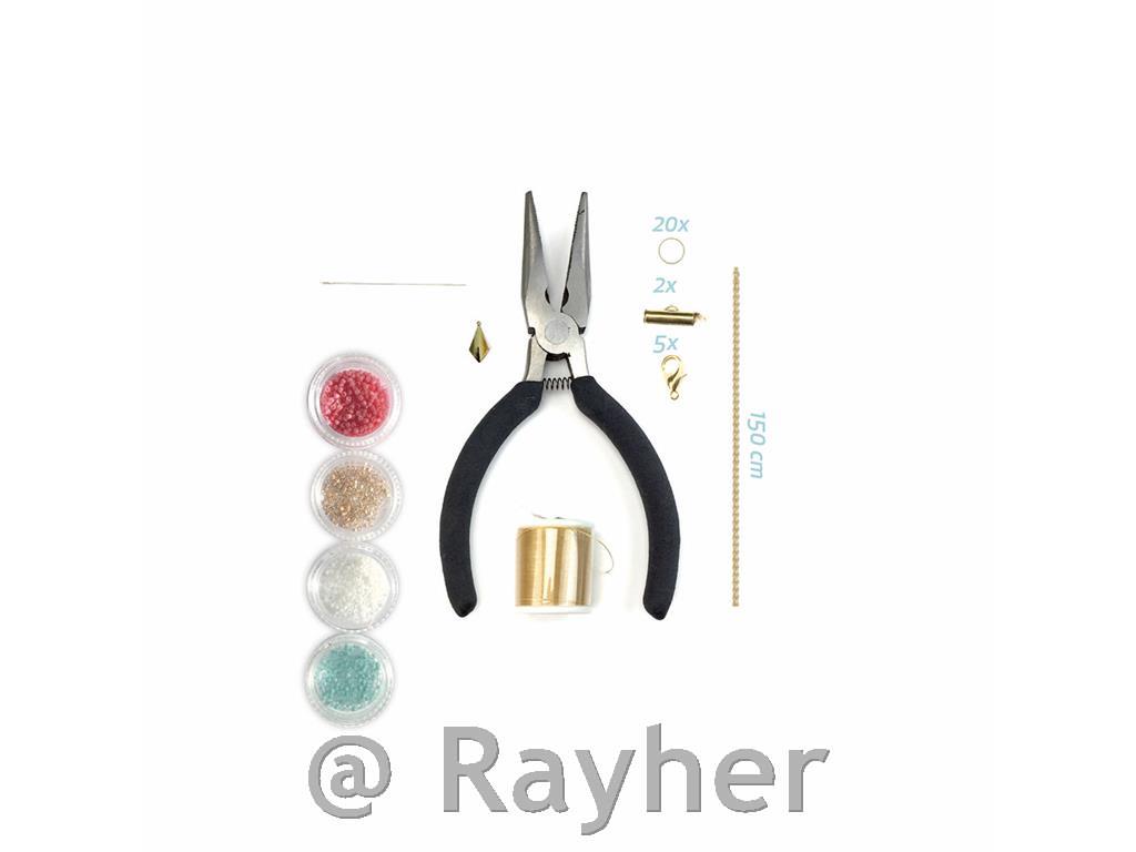 Set creativo Atelier de bijoux, Gioiellicon perline giapponesi Lagoon