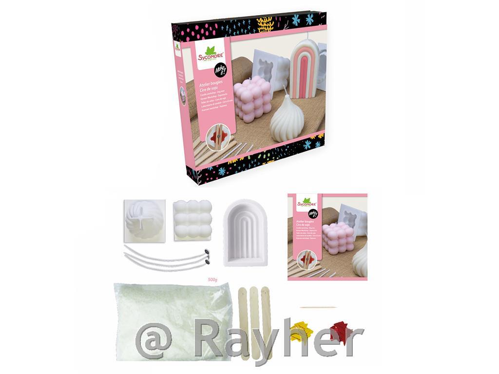 Set creativo Make It, Realizzazione di candele in cera di soia