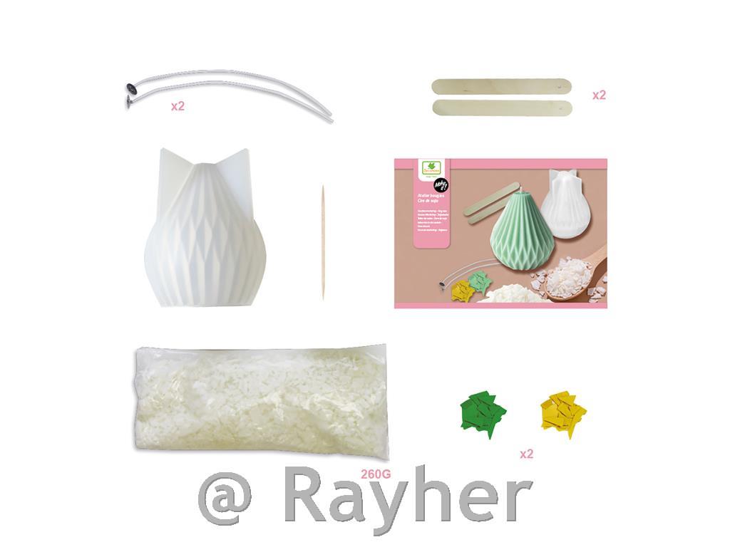 Set creativo Make It, Candele diamante in cera di soia