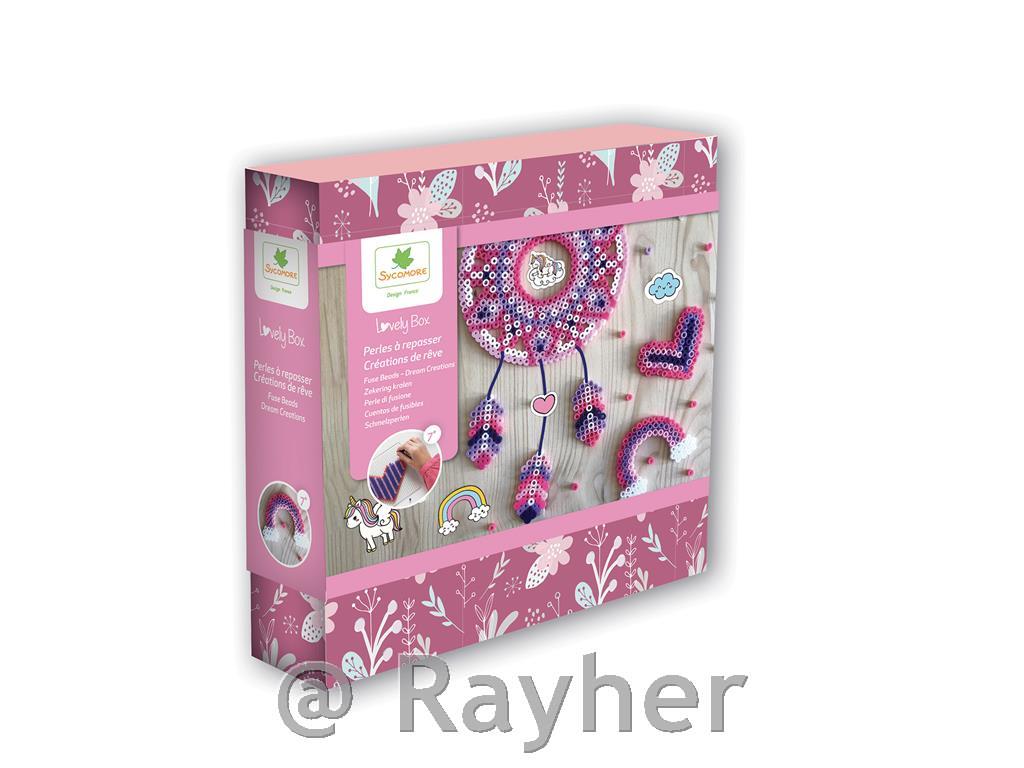 Set creativo Lovely Box, Acchiappasognicon perline da stirare