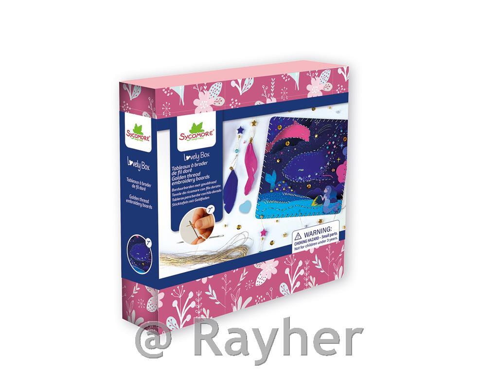 Set creativo Lovely Box, Ricamo dorato