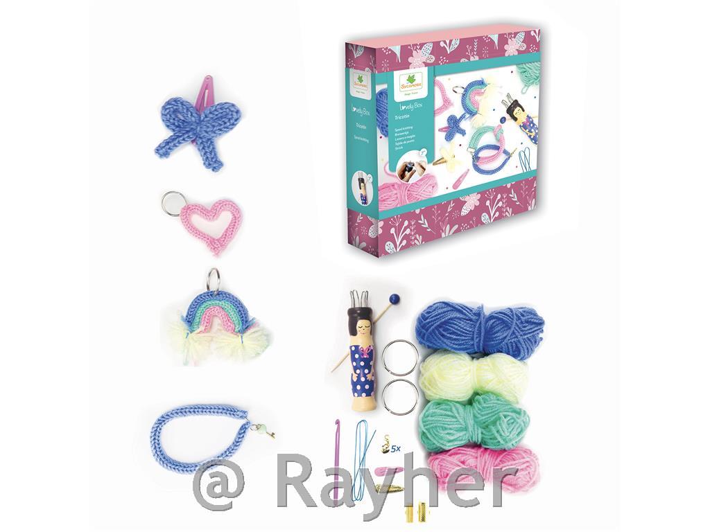 Set creativo Lovely Box, Lavoro a magliacon telaietto