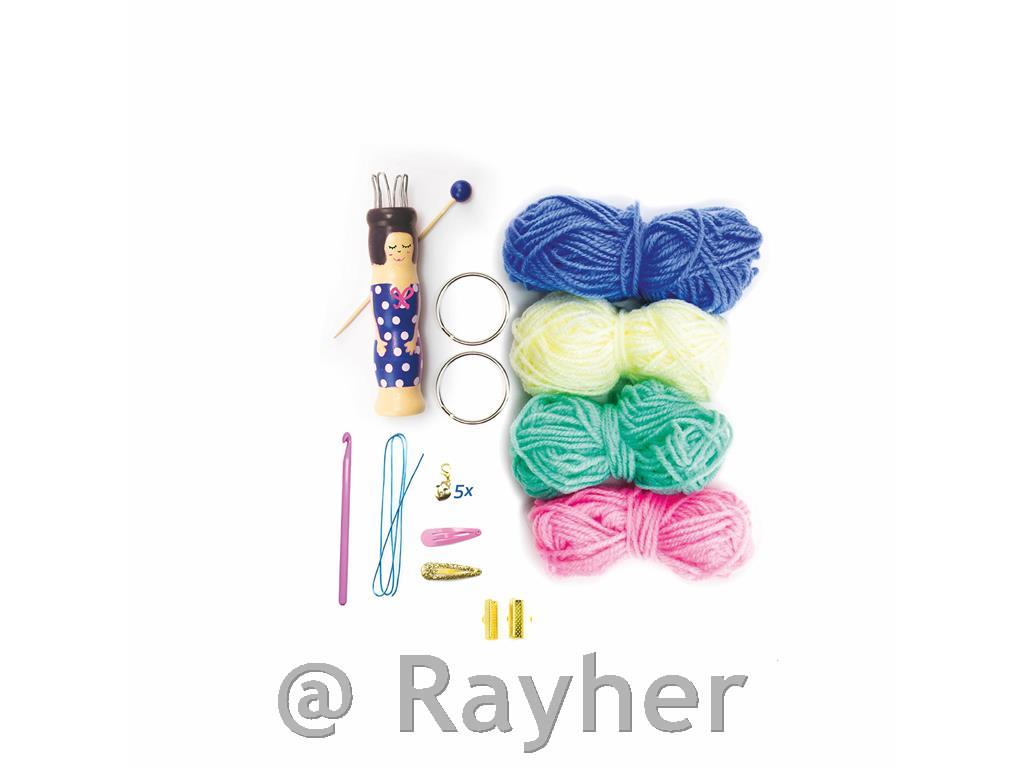 Set creativo Lovely Box, Lavoro a magliacon telaietto