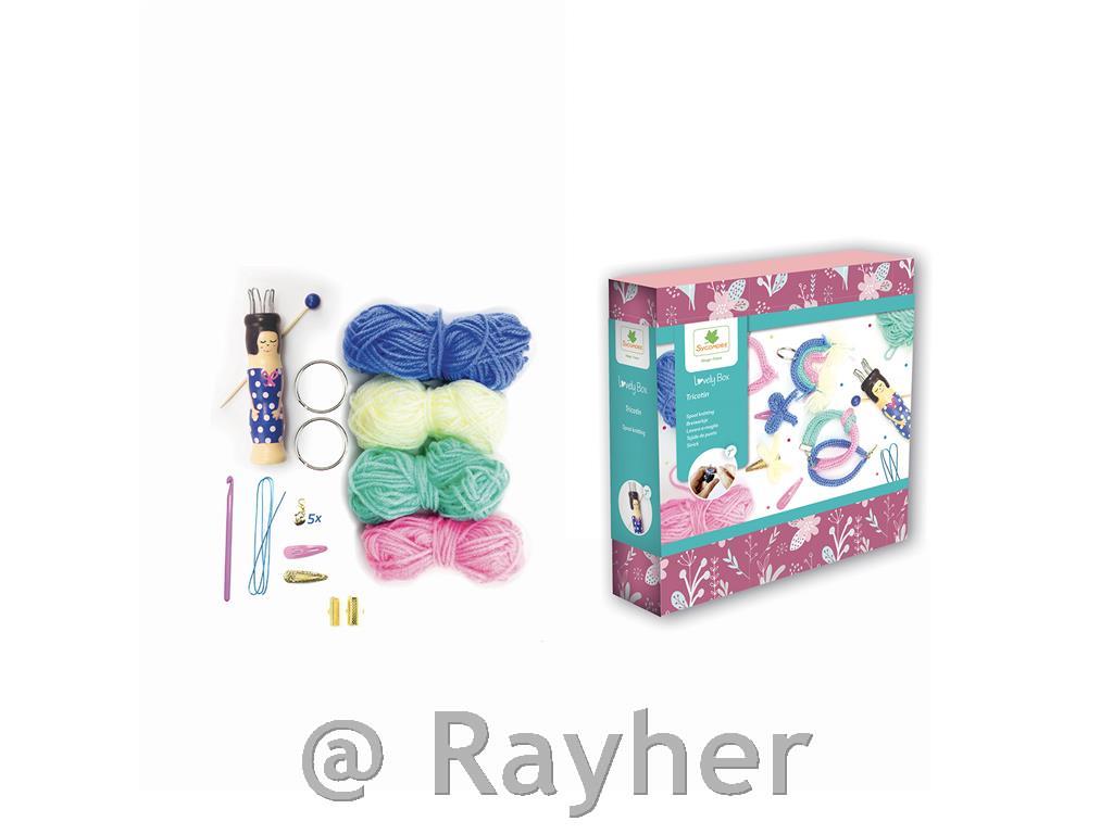 Set creativo Lovely Box, Lavoro a magliacon telaietto