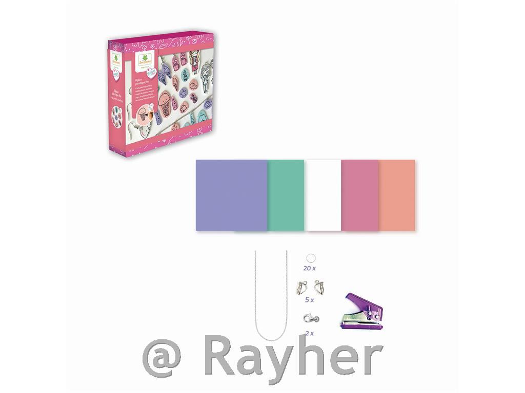 Set creativo Bijoux Box, Gioielli in plastica termoretraibile