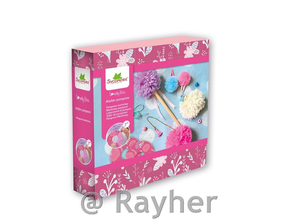 Set creativo Lovely Box, Realizziamo pompon