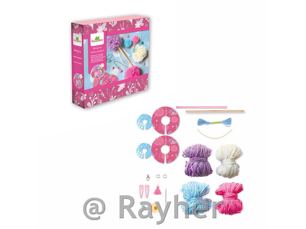 Set creativo Lovely Box, Realizziamo pompon