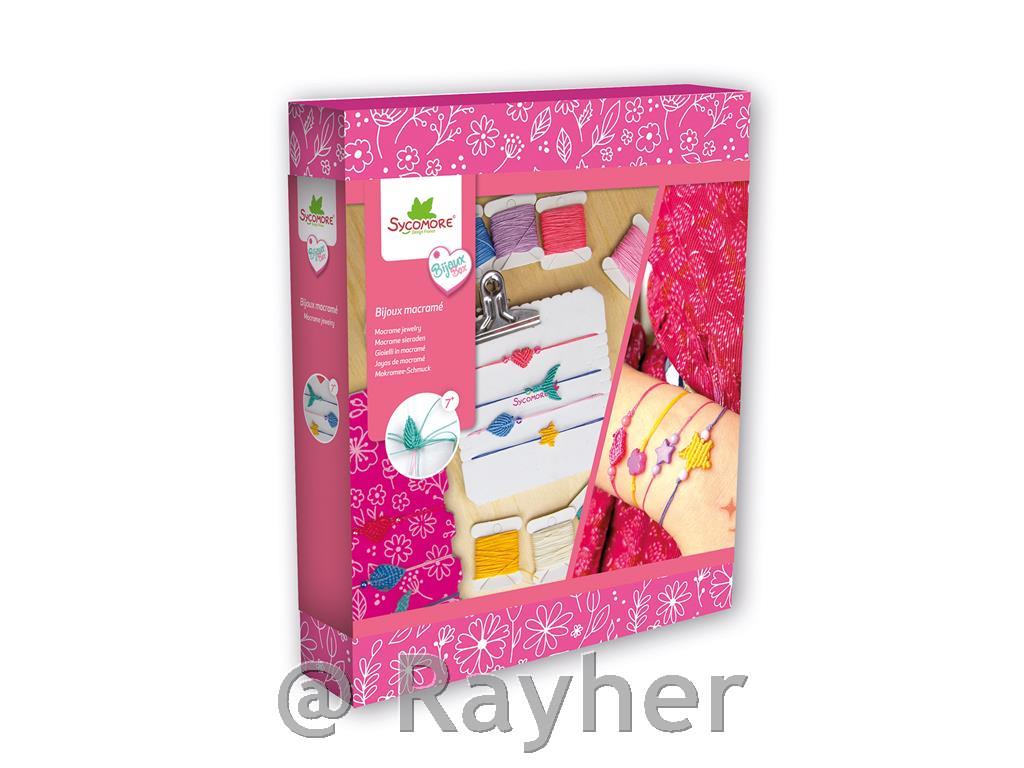 Set creativo Bijoux Box, Gioielli macrame