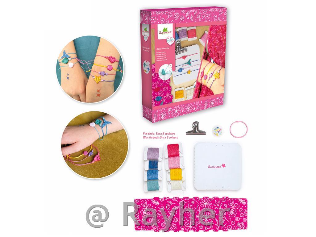 Set creativo Bijoux Box, Gioielli macrame