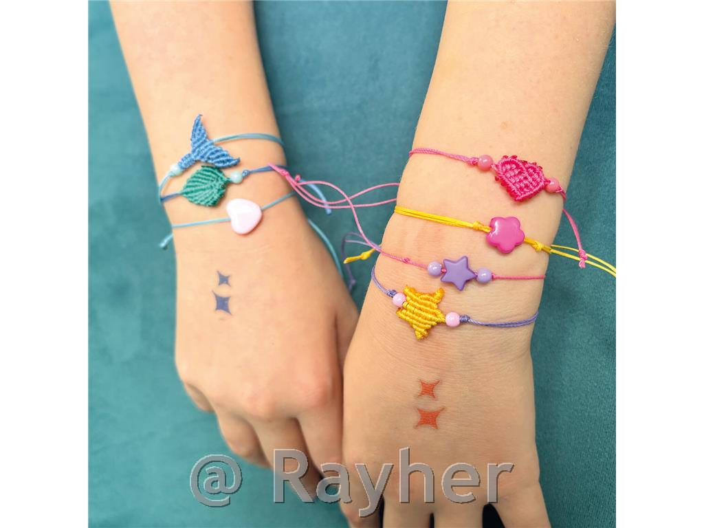 Set creativo Bijoux Box, Gioielli macrame