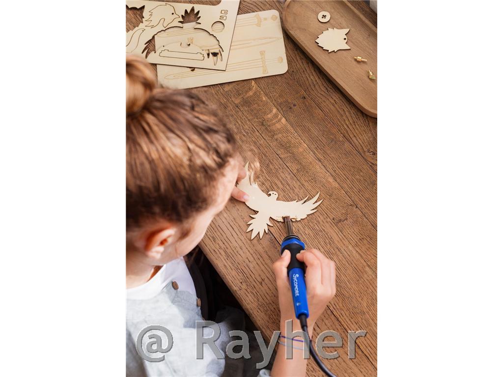 Set creativo Lovely Box, Decorazione dellegno con pirografo - Celtic