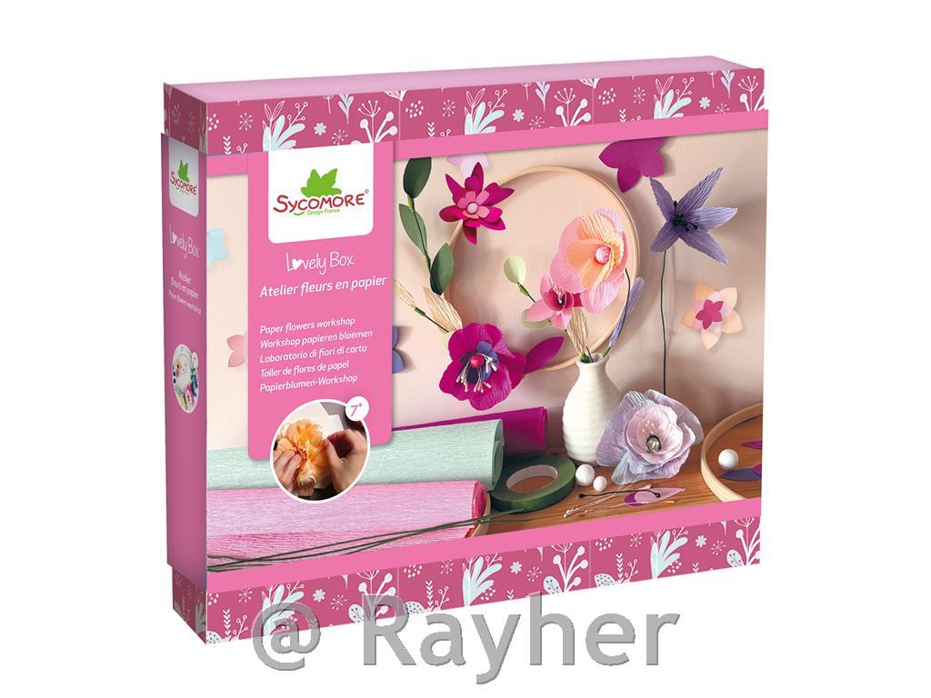 Set creativo Lovely Box, Fiori di carta