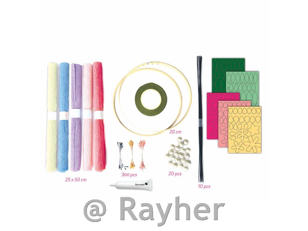 Set creativo Lovely Box, Fiori di carta