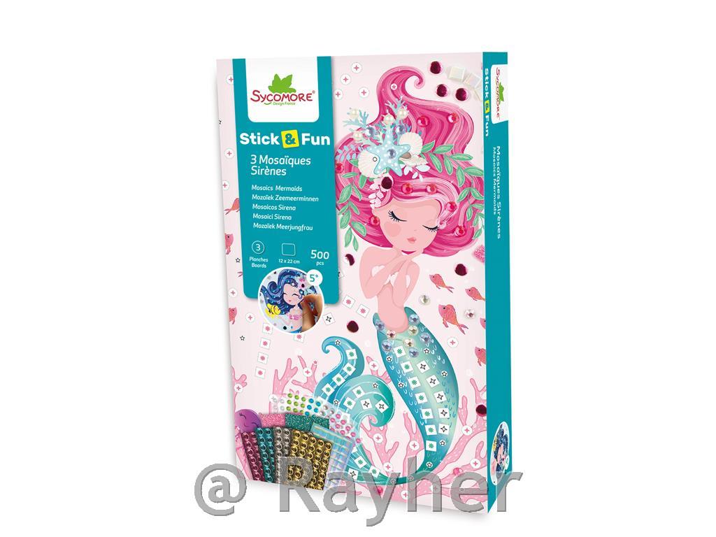 Set creativo Stick'N Fun Mosaico, Sirena