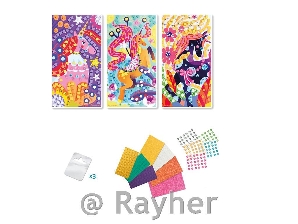 Set creativo Stick'N Fun Mosaico, Unicorno