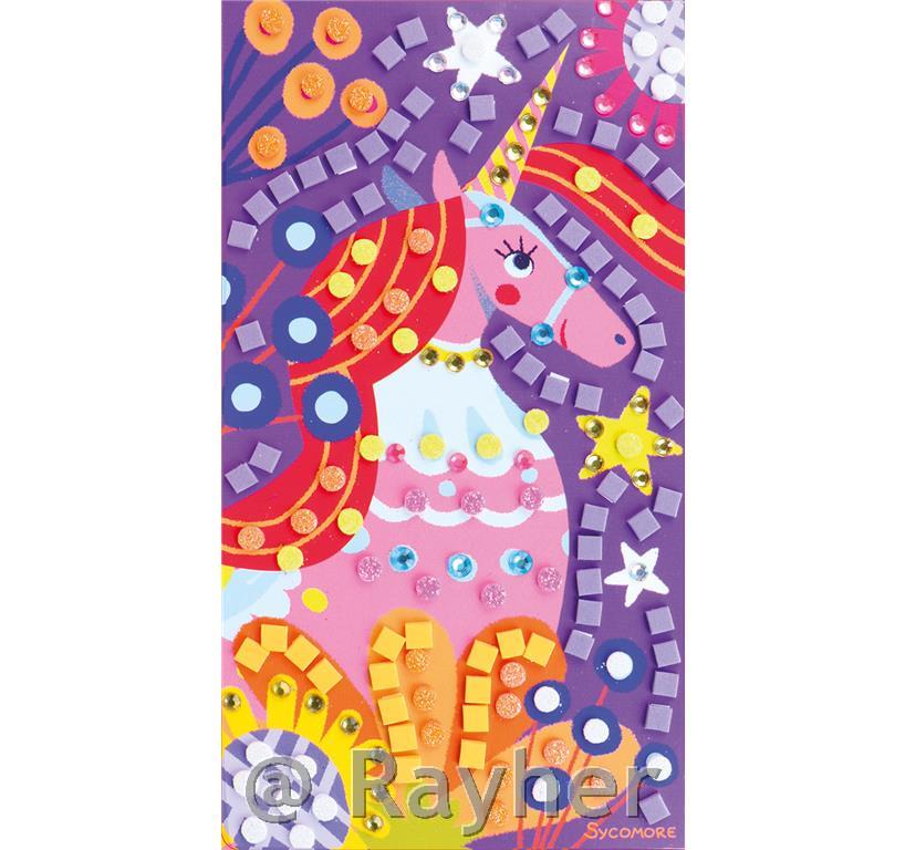 Set creativo Stick'N Fun Mosaico, Unicorno