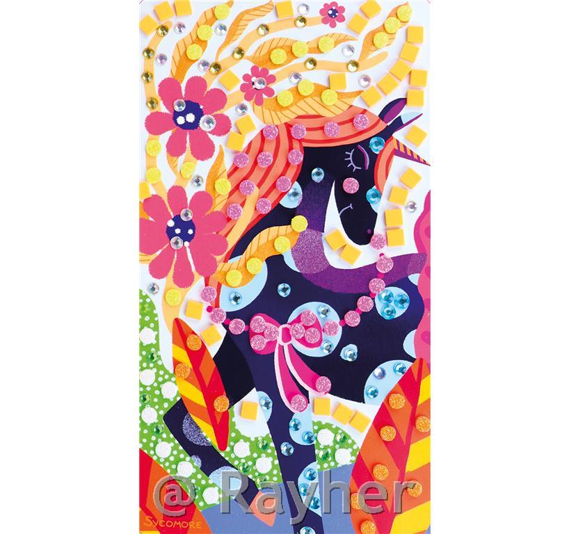 Set creativo Stick'N Fun Mosaico, Unicorno
