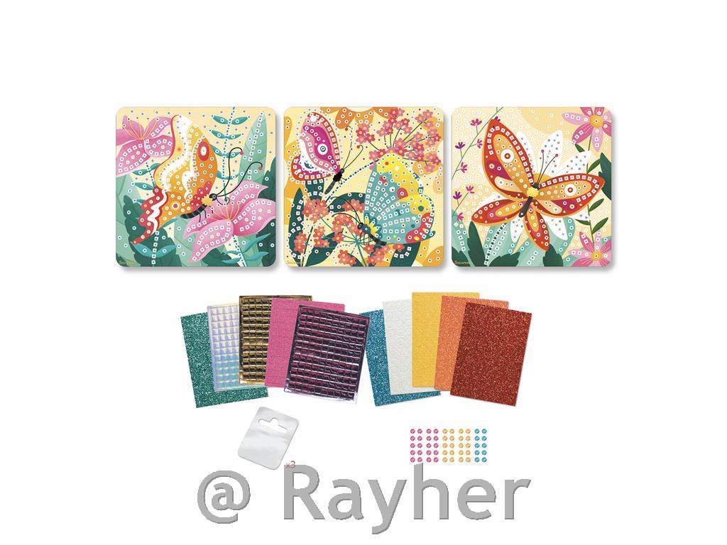 Set creativo Stick'N Fun Mosaico, Farfalle