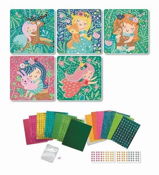 Set creativo Stick'N Fun Mosaico, Principesse