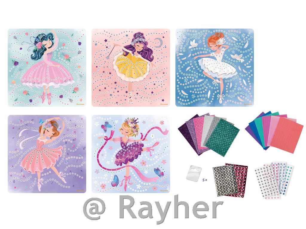Set creativo Stick'N Fun Mosaico, Ballerina principessa