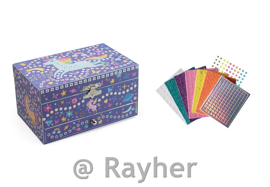 Set creativo Stick'N Fun – 3D Mosaico, Carillon unicorno