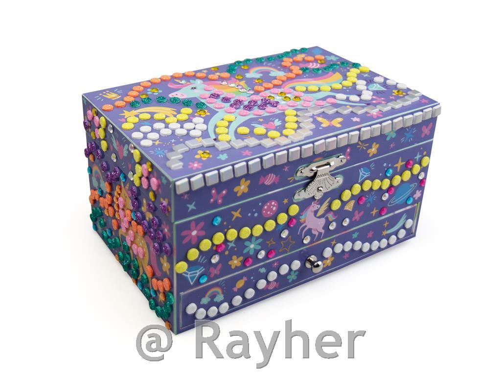 Set creativo Stick'N Fun – 3D Mosaico, Carillon unicorno