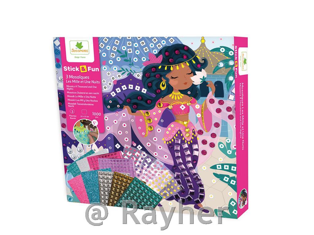 Set creativo Stick'N Fun Mosaico, Fiabe