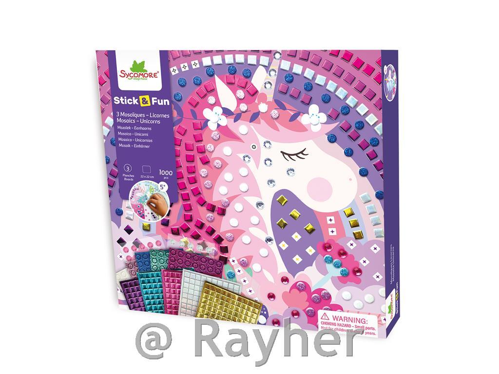 Set creativo Stick'N Fun Mosaico, Unicorno