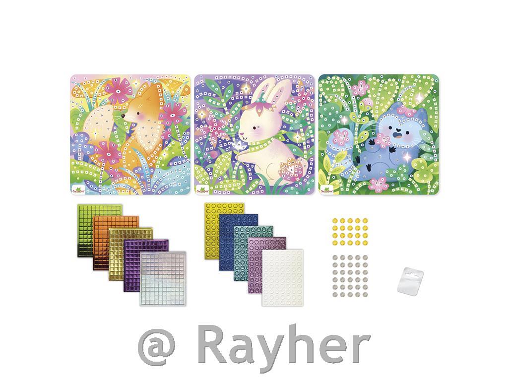 Set creativo Stick'N Fun Mosaico, Animali carini