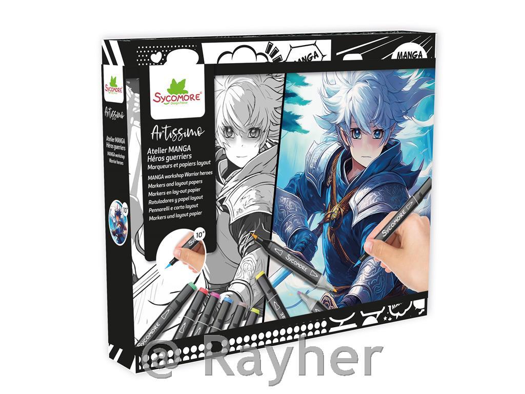 Set creativo Manga, Warrior Heroes