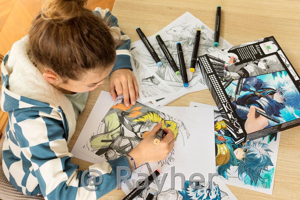 Set creativo Manga, Warrior Heroes