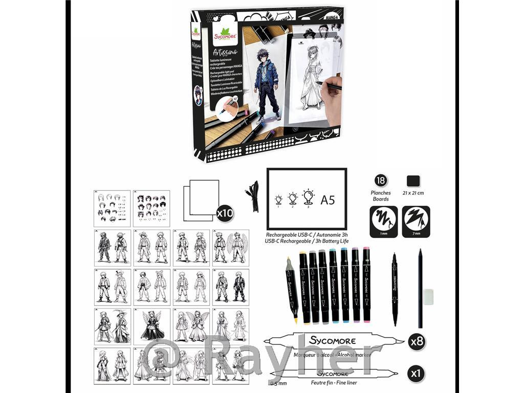 Set creativo Manga, Create Your Manga Characters