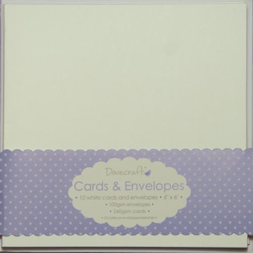 SET DI BIGLIETTI& BUSTE, 10 PEZZI, BIANC