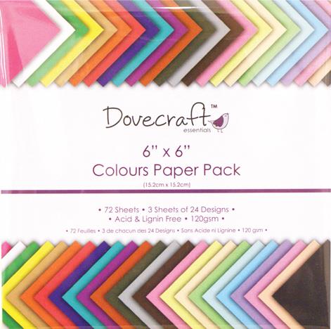 Set papirjev Basic 15,2x15,2 cm 72 kosov