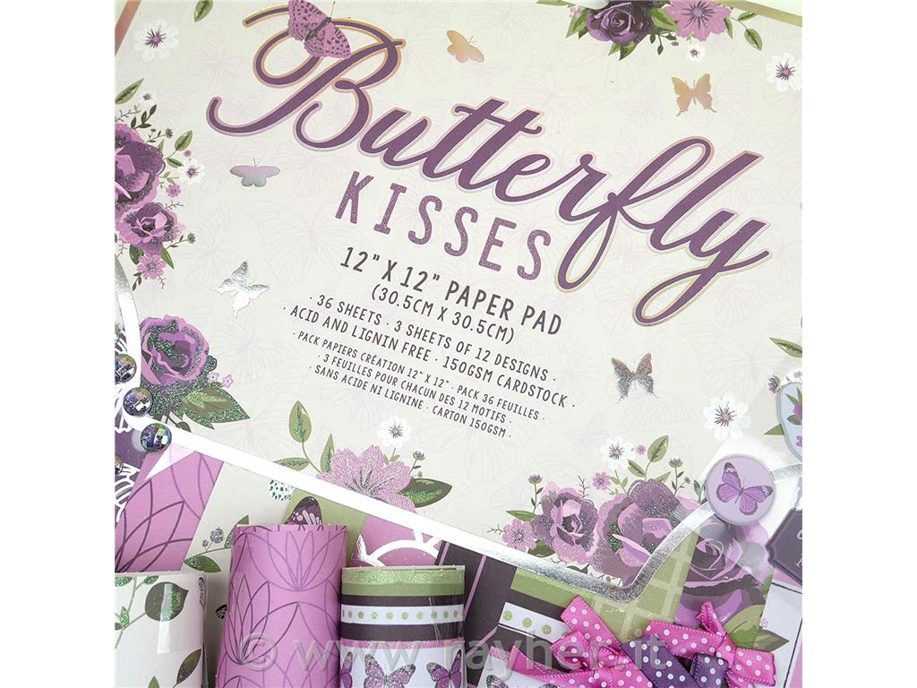 Set papirjev Premium Butterfly Kisses, set 36, 30x30 cm