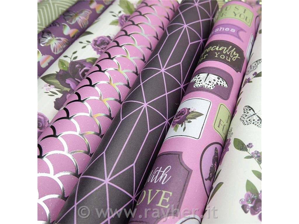 Set papirjev Premium Butterfly Kisses, set 36, 30x30 cm