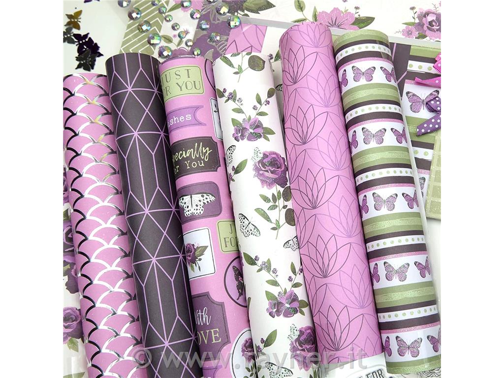 Set papirjev Premium Butterfly Kisses, set 36, 30x30 cm