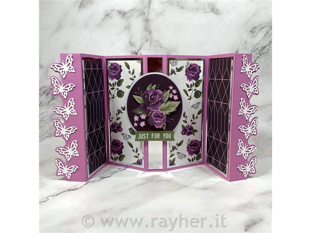 Set papirjev Premium Butterfly Kisses, set 36, 30x30 cm